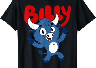 Buffalo Funny Cartoon for Toddler Youth Kids Boys Girls T-Shirt