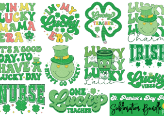 Retro St. Patrick’s Sublimation Bundle