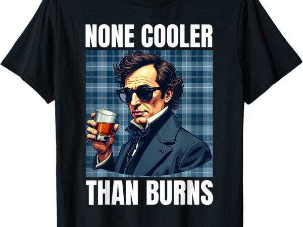 Burns night funny poet rabbie wearing cool sunglasses t-shirt