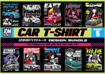 CAR T-SHIRT DESIGN BUNDLE part 5 – JDM Street Wear