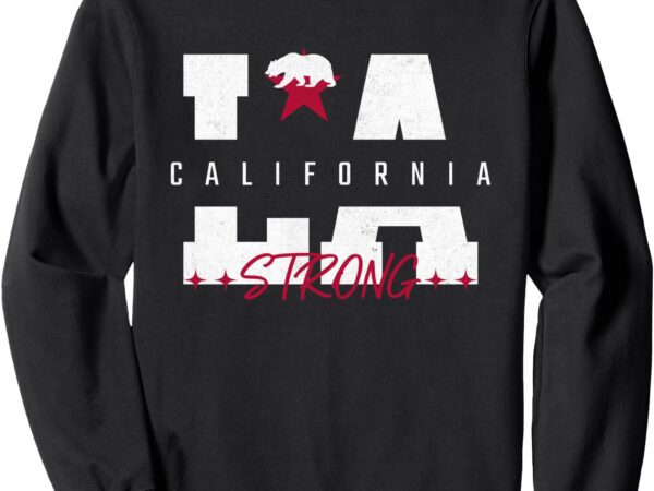 California los angeles la strong sweatshirt