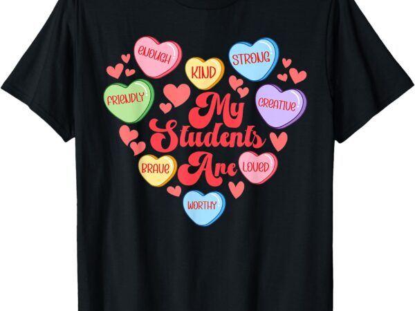 Candy positive hearts t-shirt