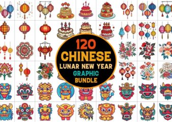 Chinese Lunar New Year Graphic Bundle