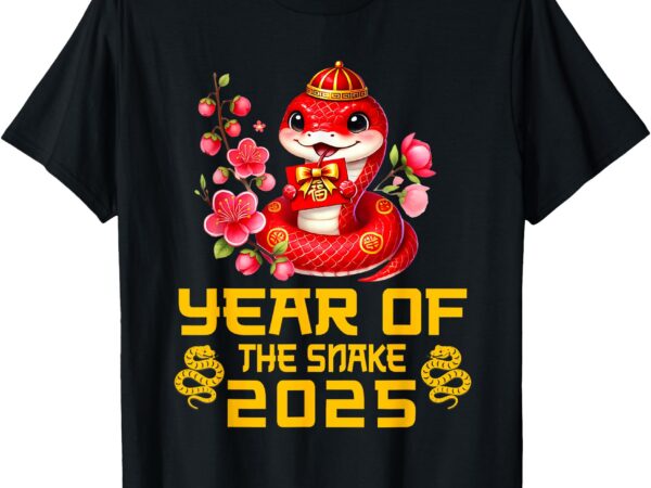 Chinese new year toddlers kids year of the snake 2025 t-shirt