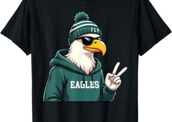 Cool Eagles Flying apparel for men women kids T-Shirt