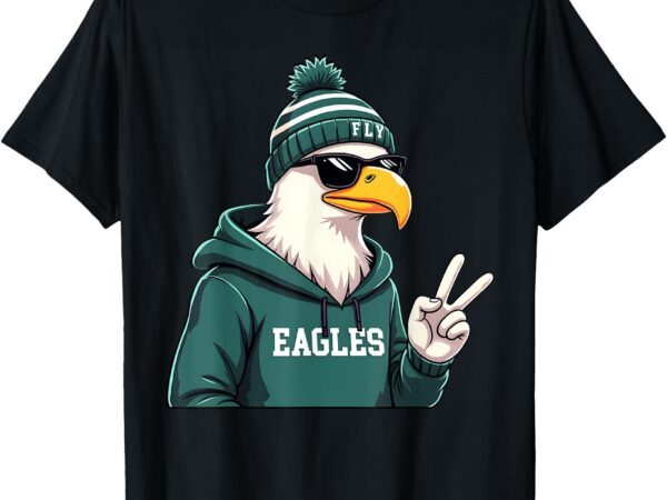 Cool eagles flying apparel for men women kids t-shirt