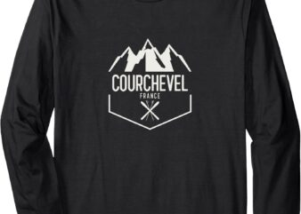 Courchevel France Long Sleeve T-Shirt