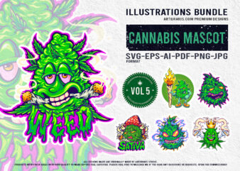 Cannabis Creations Whimsical, Playful, Colorful Designs