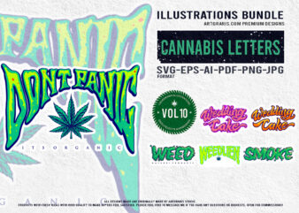 Weed Lettering Visual Collection