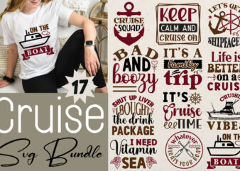 Cruise T-shirt Bundle Cruise SVG Bundle