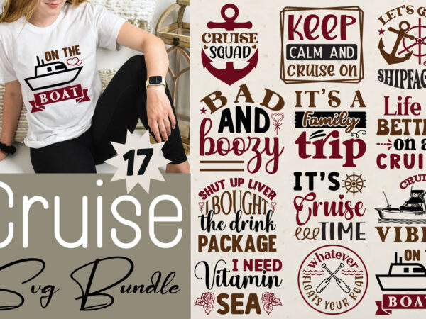 Cruise t-shirt bundle cruise svg bundle