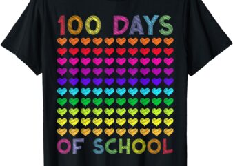 Cute 100 Days of School and Still Loving it Hearts 100th Day T-Shirt