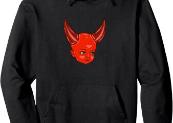 Cute Devil Baby Witch Goth Punk Grunge Occult Sweater Pullover Hoodie