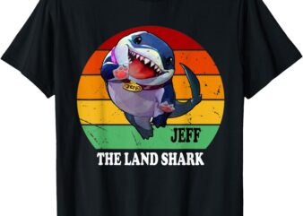 Cute Jeff the Land Shark Funny design tee T-Shirt