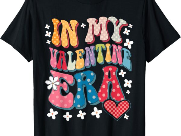 Cute valentine’s day girls kids retro t-shirt