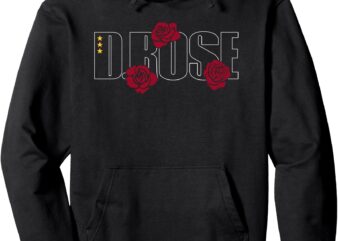 D Rose shirt Pullover Hoodie t shirt vector illustration