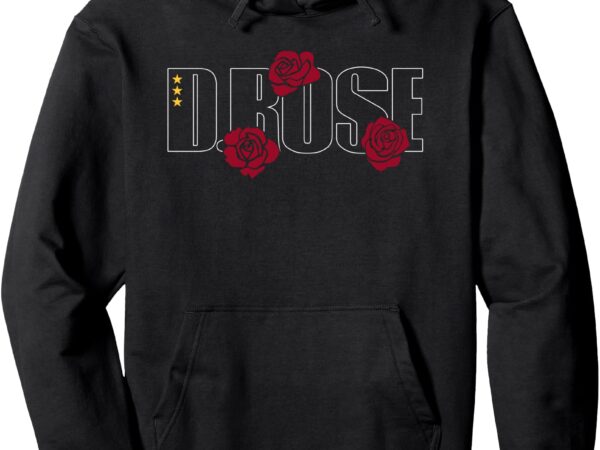 D rose shirt pullover hoodie t shirt vector illustration