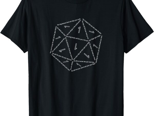 D20 of failure t-shirt