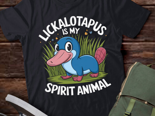 Da105-lickalottapus is my spirit animal funny dinosaur lover t shirt vector illustration