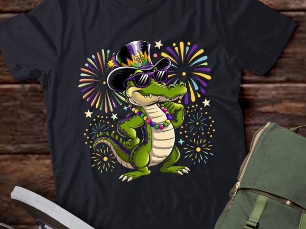 Da117-mardigator mardi gras alligator mardi gras t shirt vector illustration