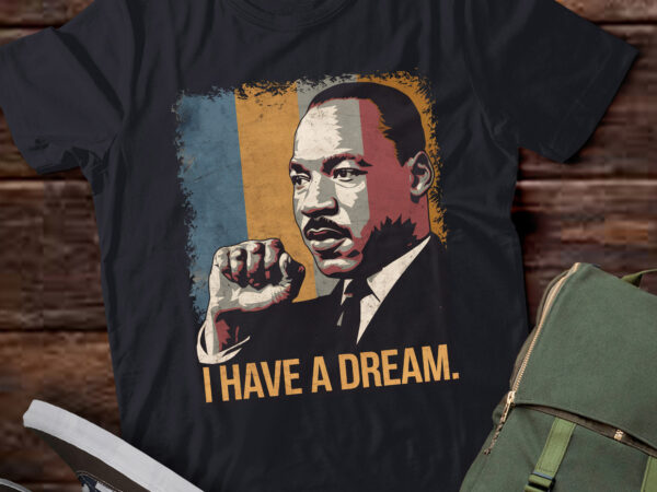 Da120-black history month martin have dream luther king day t shirt vector illustration