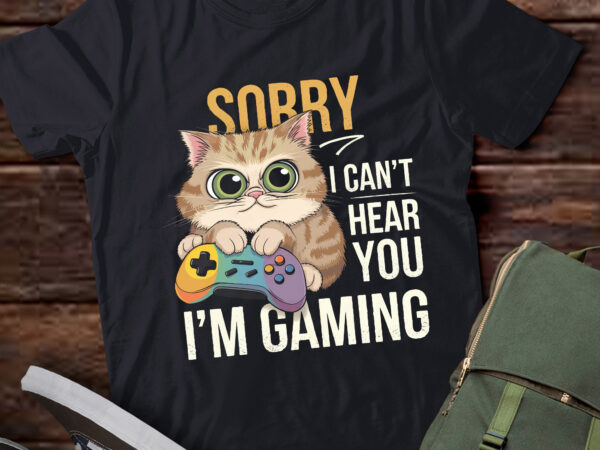 Da20-kawaii gamer cute cat lover funny video game t shirt vector illustration