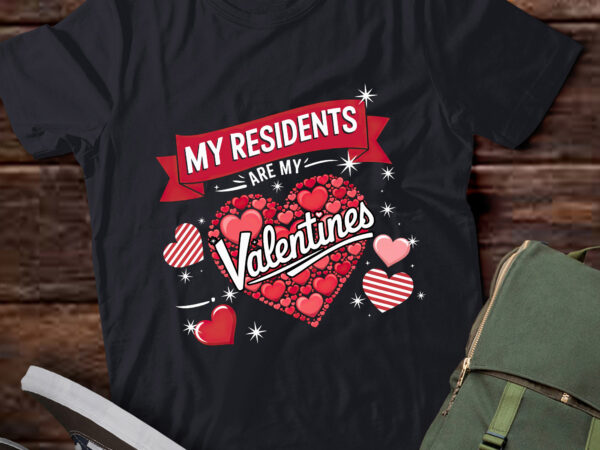 Da36-my residents are my valentines day nurse doctor valentine t shirt vector illustration