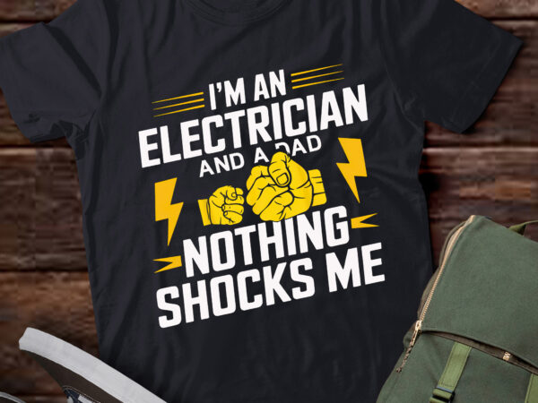 Da33-electrician lineman dad joke for electrical engineer t shirt vector illustration