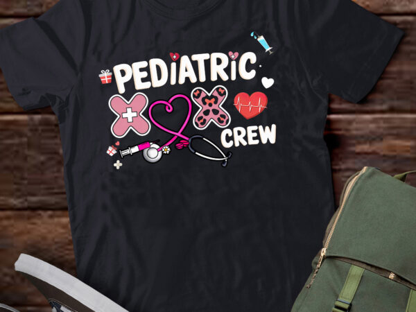 Da40-pediatric nurse valentine leopard love valentine’s day t shirt vector illustration