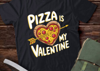 DA41-Pizza Is My Valentine Valentines Day Heart Pepperoni