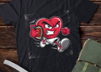 DA44-Valentine’s Day Heart Football Team Player Sports