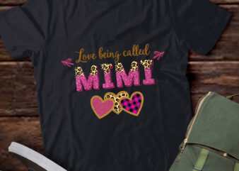 DA57-I Love Being Called Mimi Grandma Valentine Mothers Day t shirt vector illustration