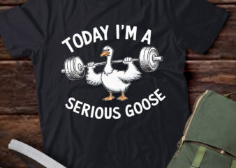 DA72-Today I’m A Serious Goose Lifting Weights Gym Fitness