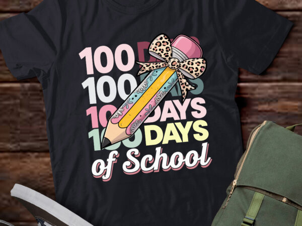 Da88-100 days of school teacher 100th day of school girls kids t shirt vector illustration