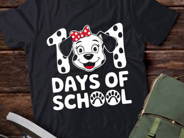 Da96-happy 101 days school cute dog lover 100 days student t shirt vector illustration