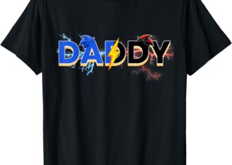 Dad And Mom Daddy Birthday Boy Hedgehog Family Party T-Shirt