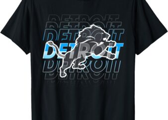 Detroit Cool Retro Lion Lovers T-Shirt