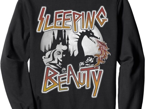 Disney sleeping beauty vintage rock n roll style poster sweatshirt