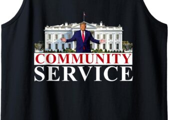 Donald Trump Community Service Inauguration Men Women Kids Tank Top