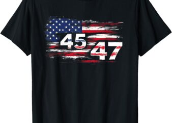 Donald Trump Inauguration Day 2025 American Made Trump 45 47 T-Shirt