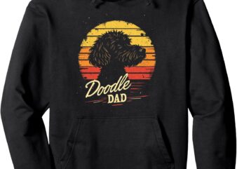 Doodle Dad Dog Lover Pullover Hoodie