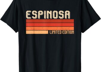 ESPINOSA Name Personalized Idea Men Retro Vintage ESPINOSA T-Shirt