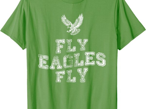 Eagles fly vintage eagles flying bird distressed design t-shirt