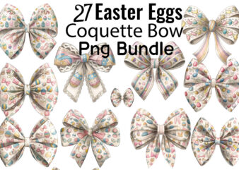 Easter coquette bow T-shirt Bundle Easter coquette bow png Bundle