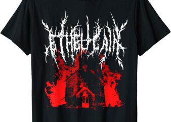 Ethel Black Metal Cain Logo T-Shirt