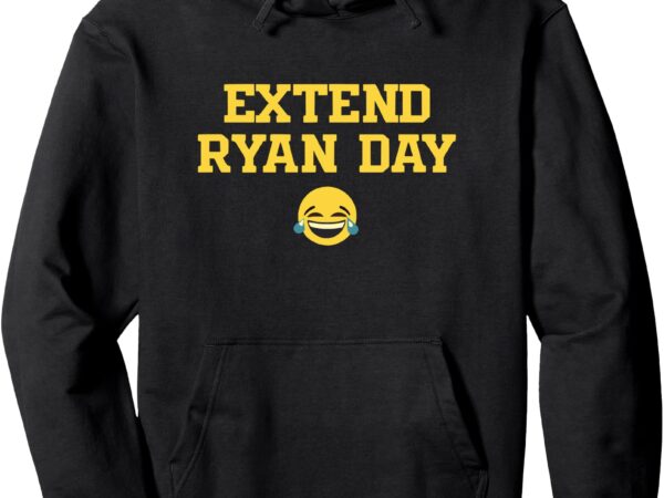 Extend ryan day pullover hoodie vector clipart