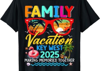 Family Vacation Key West 2025 Summer Matching Group Trip T-Shirt