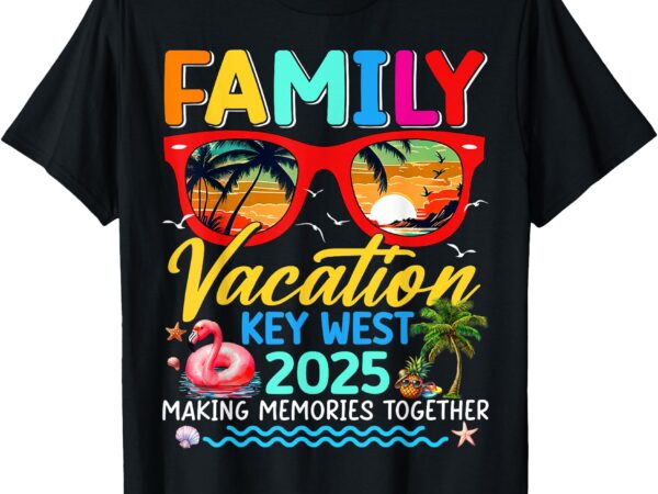 Family vacation key west 2025 summer matching group trip t-shirt