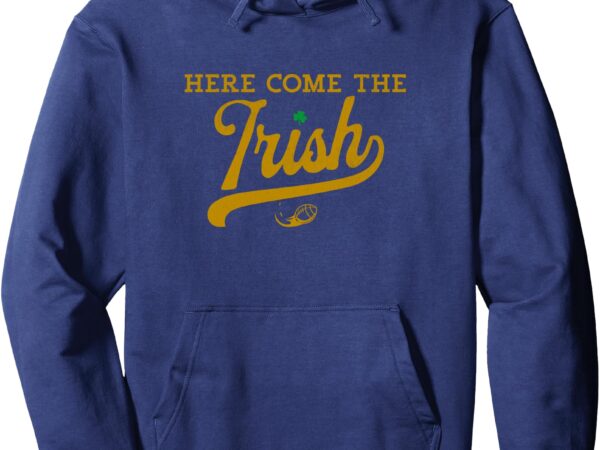 Fighting irish football classic vintage design pullover hoodie