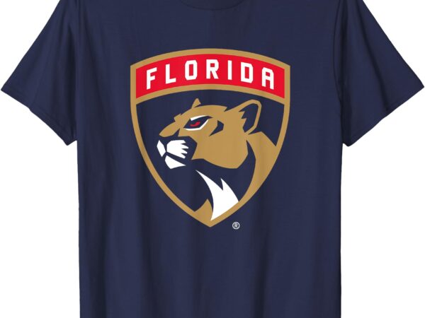 Florida panthers icon navy blue officially licensed t-shirt